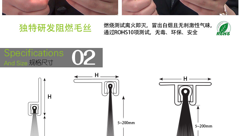 H形密封门刷 (5)
